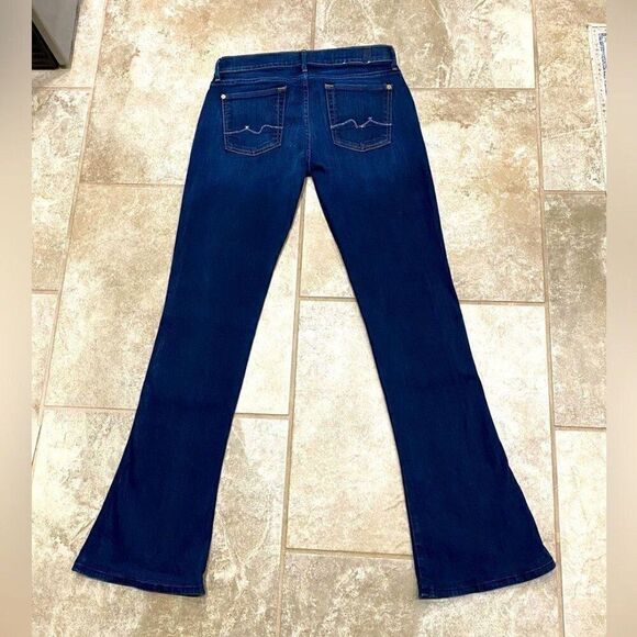 7 For All Mankind Kaylie Stretch Bootcut Flare Jeans 29x32 EUC - Picture 4 of 10